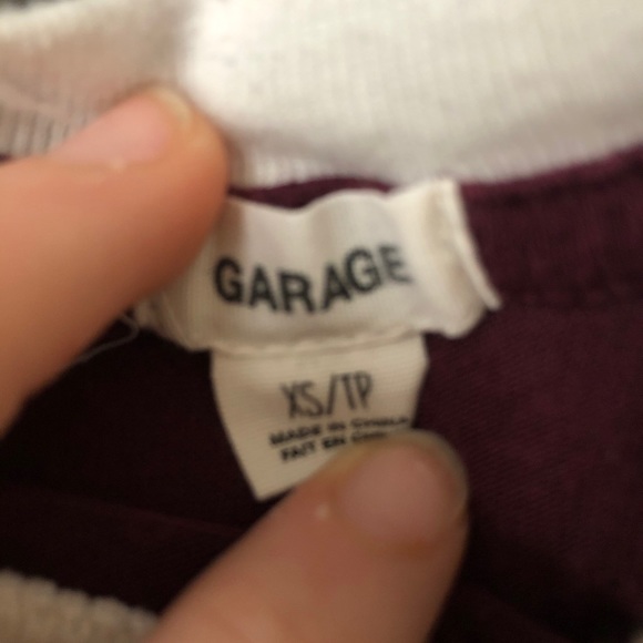 burgundy tee - Picture 2 of 2